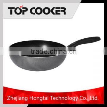 Aluminum Pressed non stick korean king wok
