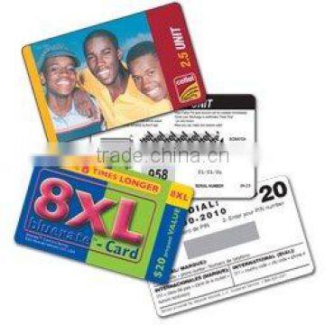Paper Phone Cards (Prepaid Phone Card)