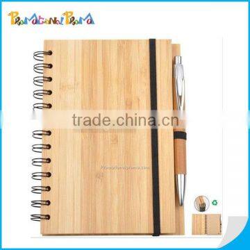 ECO Friendly Bamboo Notebook with Pen