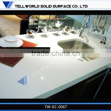 Artificial marble top kitchen work table Custom make