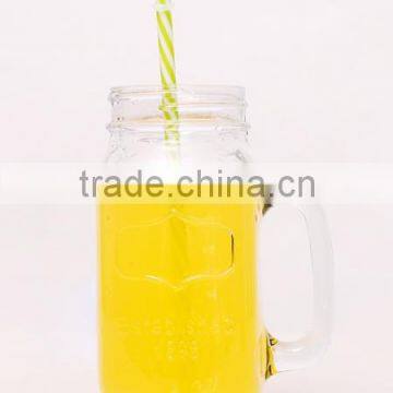 700ml Glass Mason Jar With Handle and Metal Lid photo-2