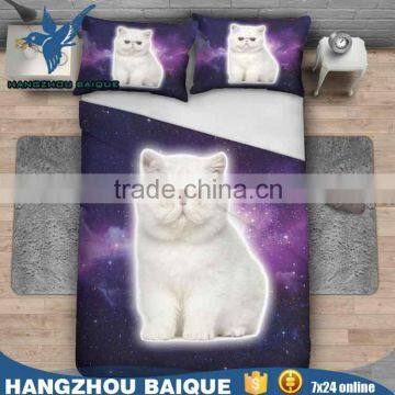 Polyester High Digital Adult Cute Dog Print Bedding Set photo-3