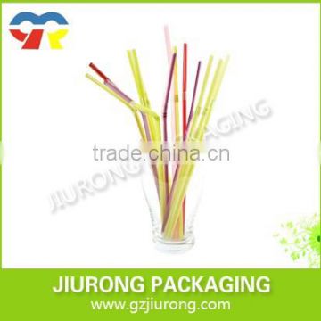 disposable colorful hard soft drink plastic straw , Flexible straw