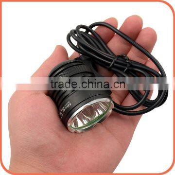 NicoNature 2200lm Emergency Waterproof Bike Front Light Mini LED Headlamp for Miner photo-3