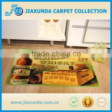 Custom pattern printed door carpet