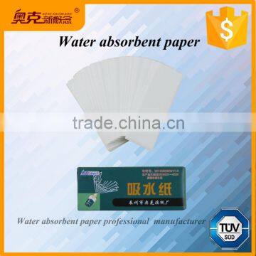 High quailty rapid bibulous or absorbent papers from manufacture