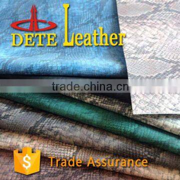 Yanbuck pu Leather Synthetic Leather Python for Bags photo-4