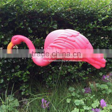 Sculptural Gardens Pink Flamingo Lawn Ornament Flamingo Figurine Plastic Party Grassland Garden Ornaments Decoration photo-5