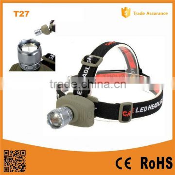 3W Zoom in-out Adjustable 3AAA Powerful LED Headlamp Headlight