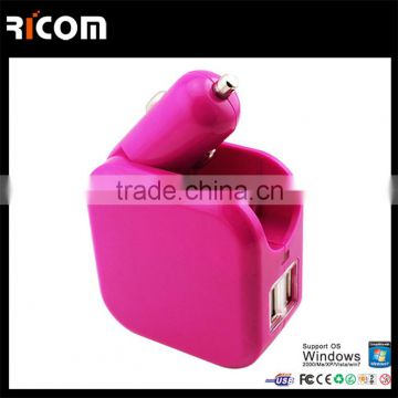 Patented Universal AC DC charger with dual usb charger wall charger-UC311-Shenzhen Ricom