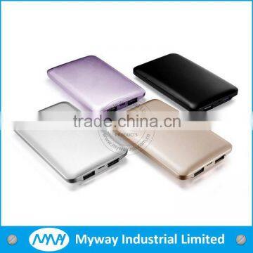 2015 trending hot products slim polymer battery charger travel power bank with switch