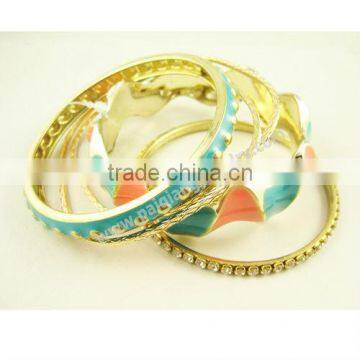 beautiful three color jade handmade bangles