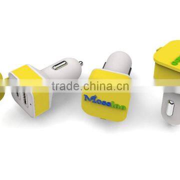 New arrived 5V 2.1A Customized PVC Car Charger from BSCI/Disney factory