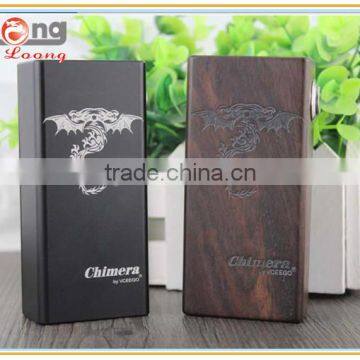 yiloong chimera wood box mod dual 18650 chimera wood mechanical mod