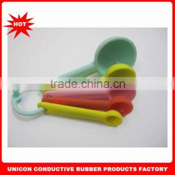 5-Piece plastic silicone measuring spoon