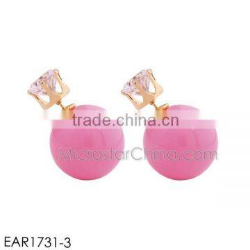 Celebrity Double Side Crystal Runway Earring