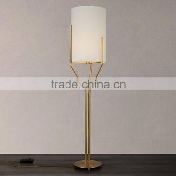 0718-1 holding it in place with three claws a white drop paper shade stunning Arborescence Floor Lamp