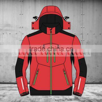 Hooded softshell jacket