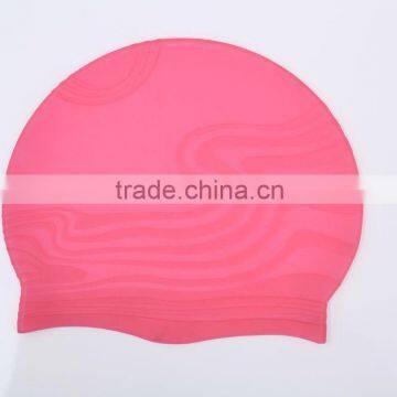 2016 Custom Swim Caps no Minimum Printing 100% Silicone Swimming Cap photo-2