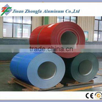 Aluminum coil supplier per roll weight and price PVDF prepainted aluminum coil