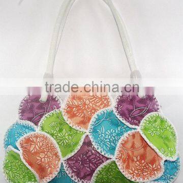 china leather handbag factory lady crochet design totally handmade