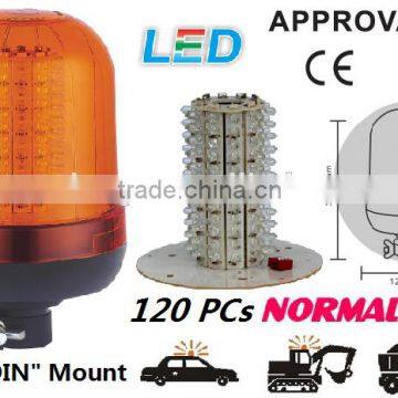 E-MARK LED Flash Warning Light, ECE MARK LED Rotating Warning Beacon (SR-BL-503A-3) Europe DIN Mount LED Beacons, 3 Functions