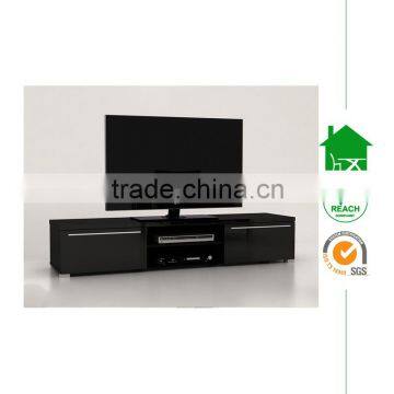 TV-2316 New Lowline Black High Gloss TV Stand