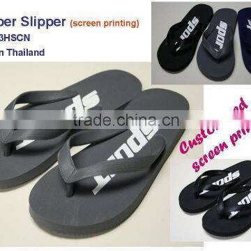 Sell Rubber Slipper made in Thailand (customized screen printing)