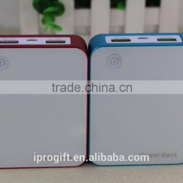High Quality Full Capacity Rechargeable Battery Mobile Portable Power Bank 10400mAh photo-2