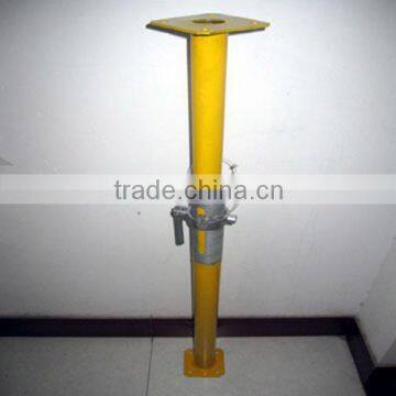 Painted scaffolding prop for formwork
