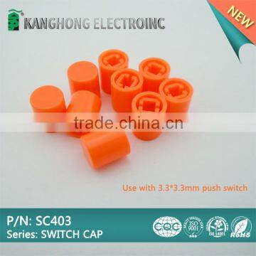 push button switch caps SC403, mini plastic tact switch cap for pushbutton switch