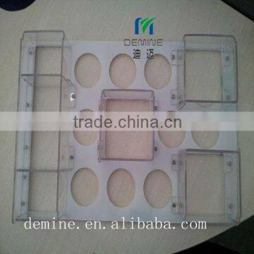 Polycarbonate gluing and CNC machining parts/Polycarboante rack/OEM polycarbonate processing service