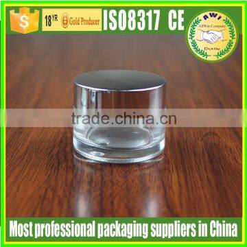 50g Glass Cosmetic Packaging Jar With Silver Lid photo-6