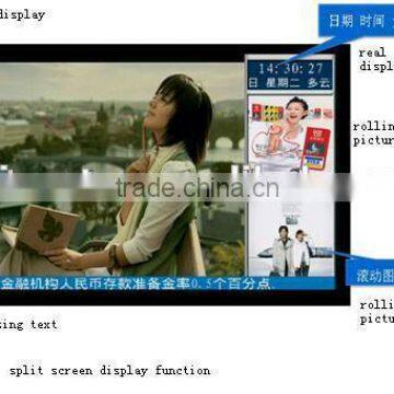 42" Inch Alone Stand Rotatable LED Advertising Display
