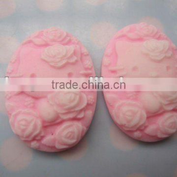 Hello kitty -DIY flat back resin craft for decoration