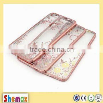 2016 Hot-selling rhinestone plating case for vivo x6s