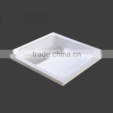 square acrylic shower tray, shower basin with anti-slip from China