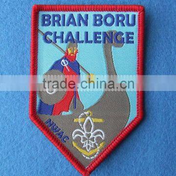 clothing badges and woven patches