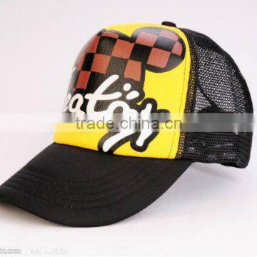 custom printing 5 panel fashion cap mesh trucker hats