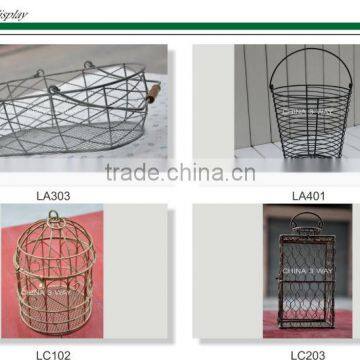 Chrome Single Handle Wire Baskets for Presents photo-4