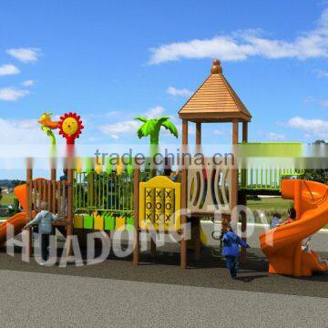 Wooden Playground Used School Outdoor,Children's Slide Amusement Equipment