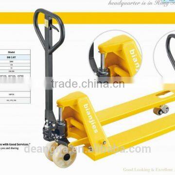 2 ton hand pallet truck 2000kg tuv certificate in China BJS DB2.0T