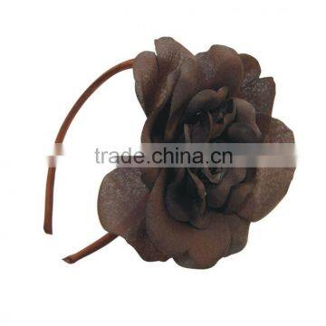 pink flower hair band