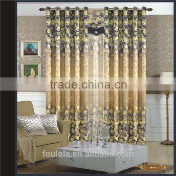 New printed curtain fabric textile China supplier