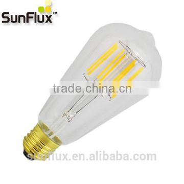 ST64 Decoration LED Bulb 5W Glass Bulb 2700K