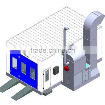 Guangdong JF high quality good price car care equipment spray booth painting baking room