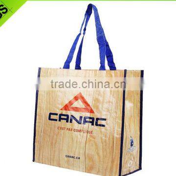 Eco friendly pp woven shopping bag, recycled pp woven bag