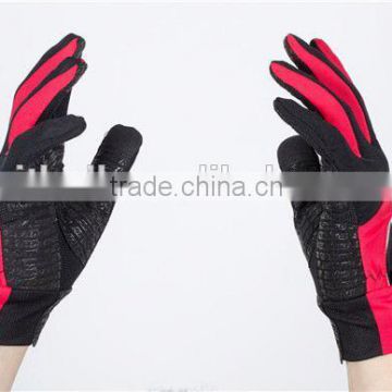 high quality factory price bicycle gloves red