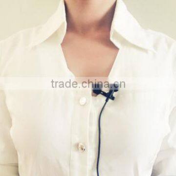 3.5mm port speech clip-on microphone for noise cancelling