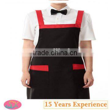 hot selling pattern apron kitchen waterproof apron with pocket